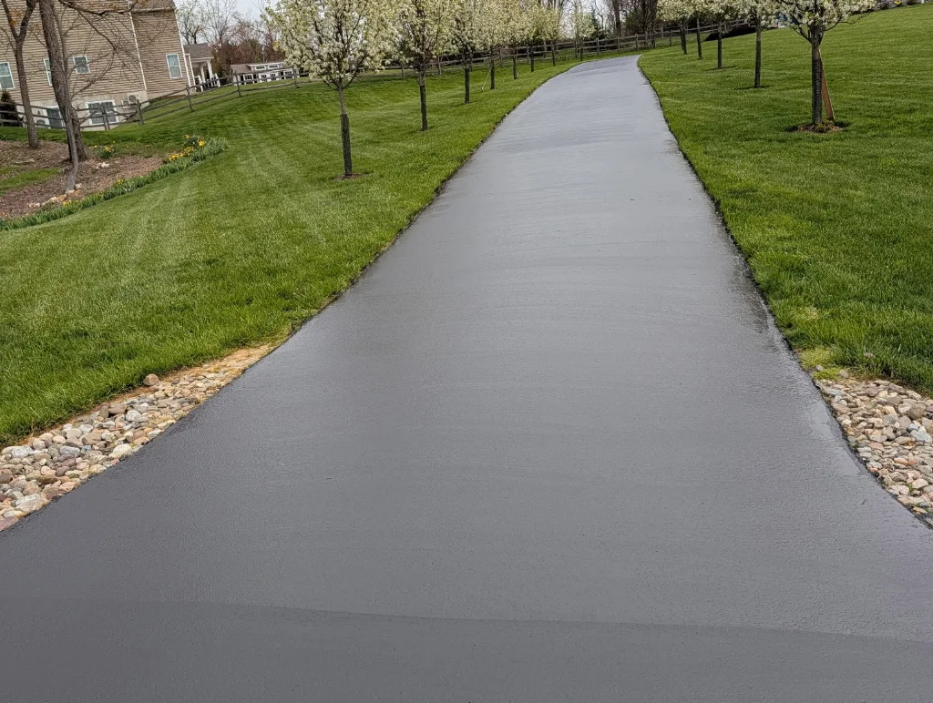 Residential Driveway Sealcoating Project - Superior Sealcoating