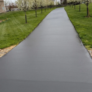 Residential Driveway Sealcoating Project - Superior Sealcoating