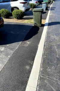 Asphalt Repair on a residential driveway in Chester County, PA